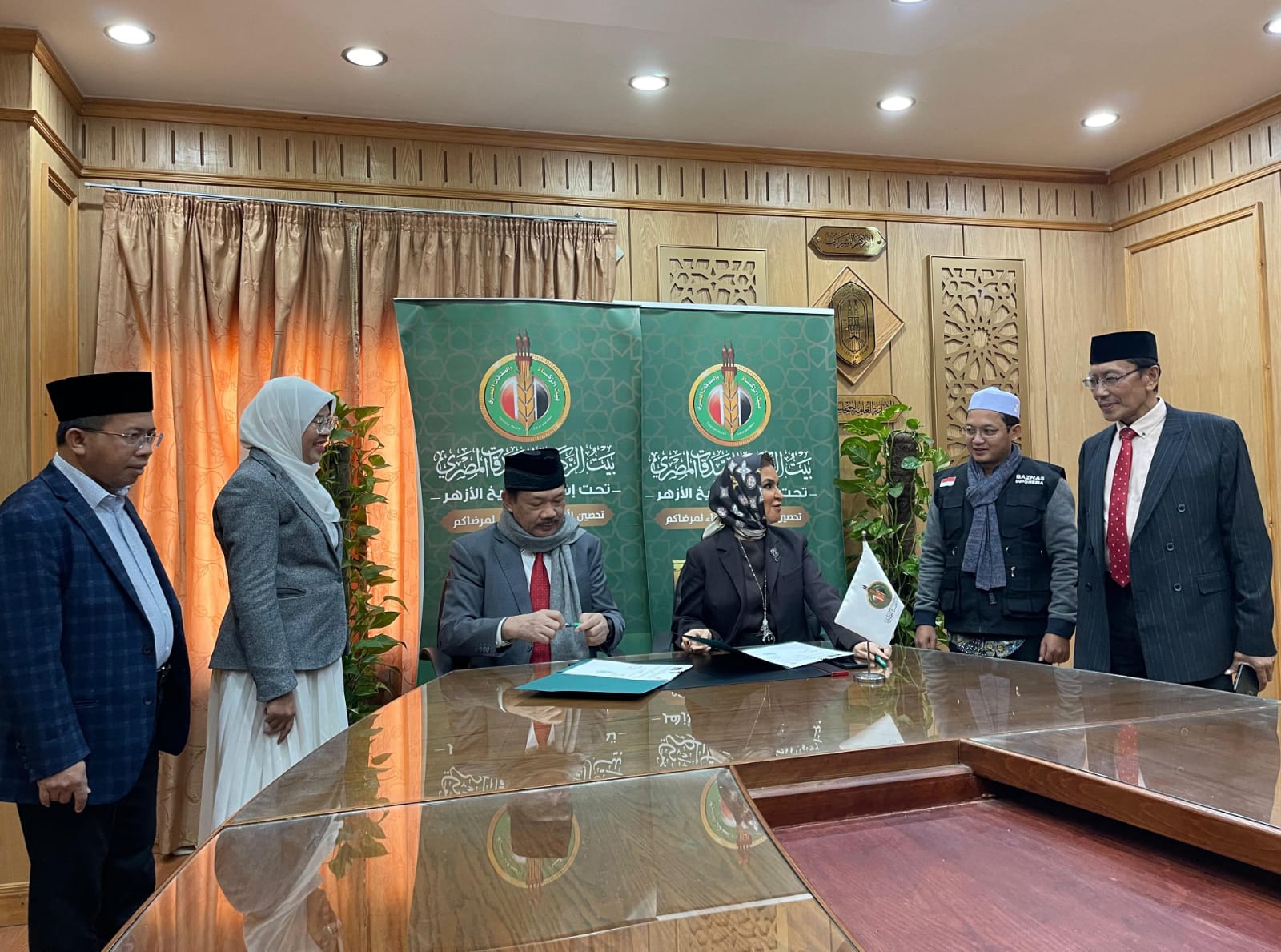 Baznas-Bayt Zakat Wa As-Shadaqat Mesir Teken MoU Kerja Sama
