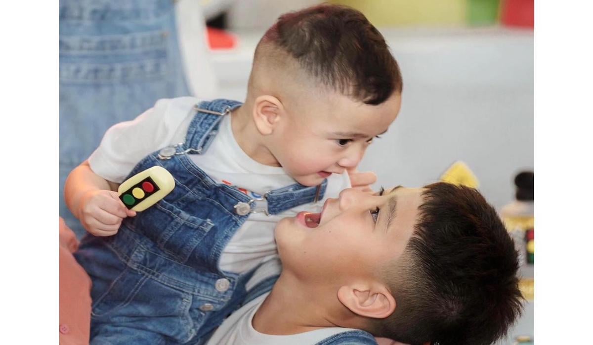 Rayyanza Malik Ahmad ulang tahun ke-2