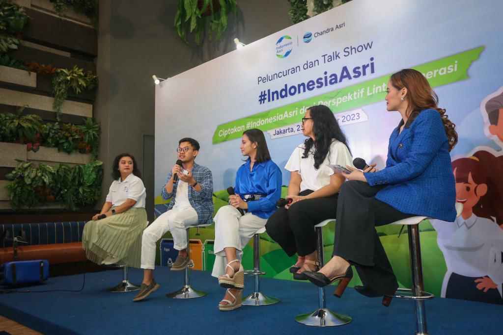 Chandra Asri meluncurkan kampanye #IndonesiaAsri di Jakarta, Kamis (23/11).