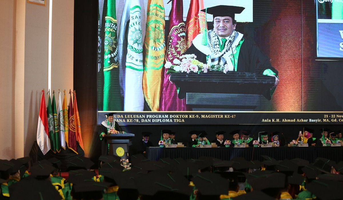 Wisuda ke-78 Universitas Muhammadiyah Jakarta (UMJ), Selasa 21 November 2023.