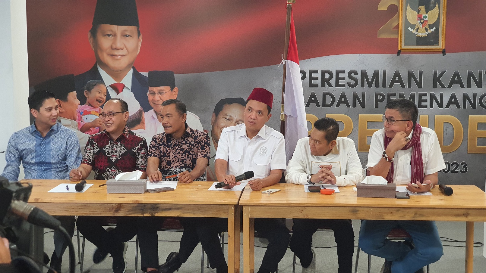 Konpers Tim Kampanye Nasional (TKN) Prabowo Subianto-Gibran Rakabuming Raka. Medcom.id/Fachri Audhia Hafiez