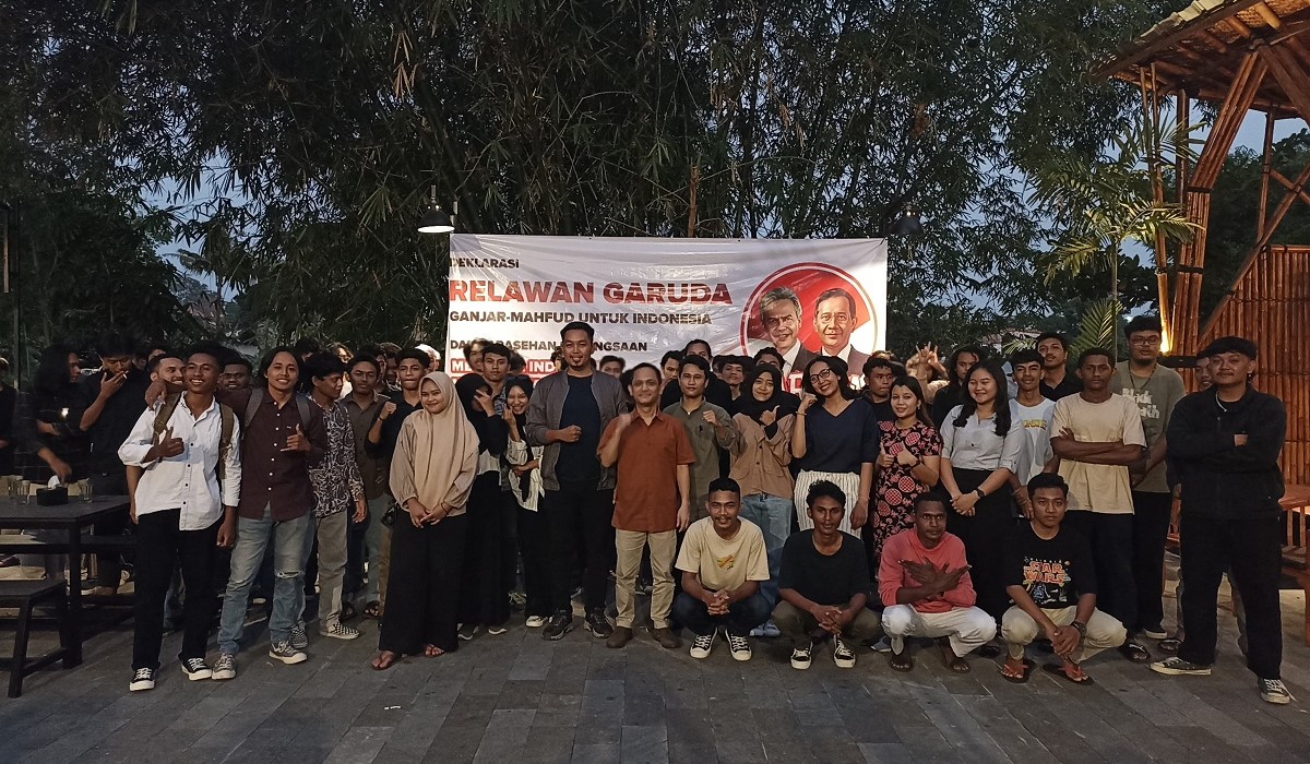Relawan Garuda mendeklarasikan dukungan