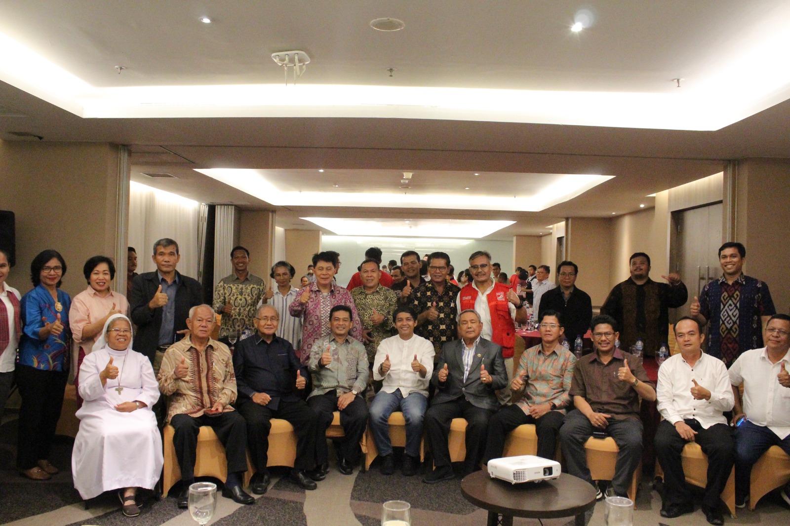 Sekjen PSI Raja Juli Antoni bertemu dengan pendeta di Pekanbaru, Riau