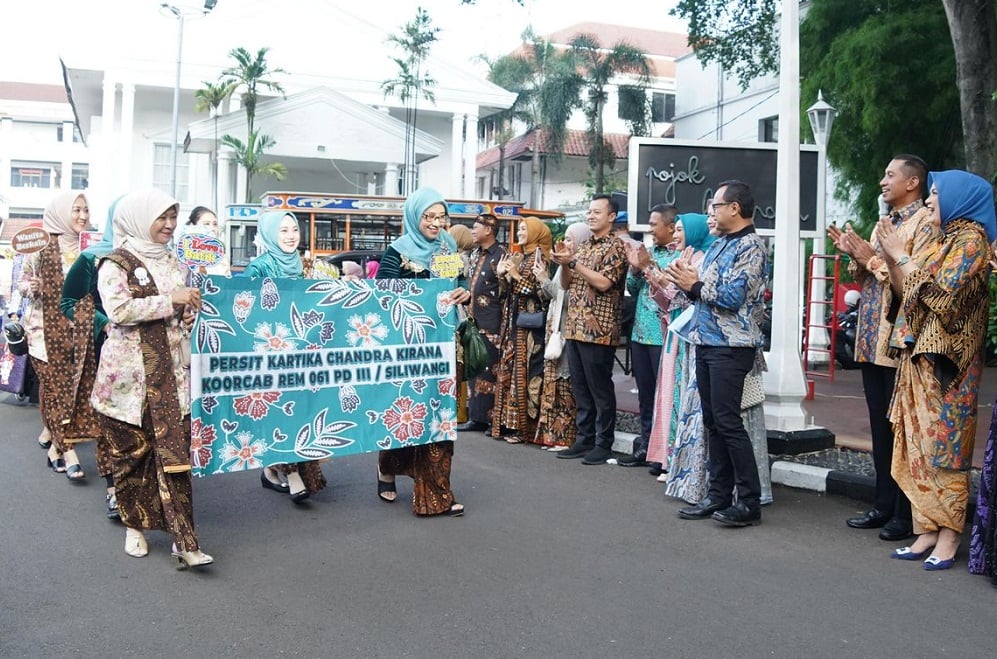 Kegiatan 'Bogor Cinta Batik' di Kota Bogor, Jawa Barat. 