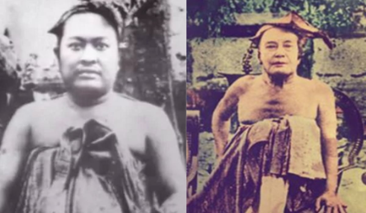 Foto Ida Dewa Agung Jambe dan keluarganya.