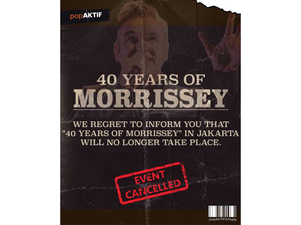 Penggemar Morrissey harus kecewa karena konser yang akan digelar di Istora Senayan, Rabu (22/11) batal karena masalah teknis.