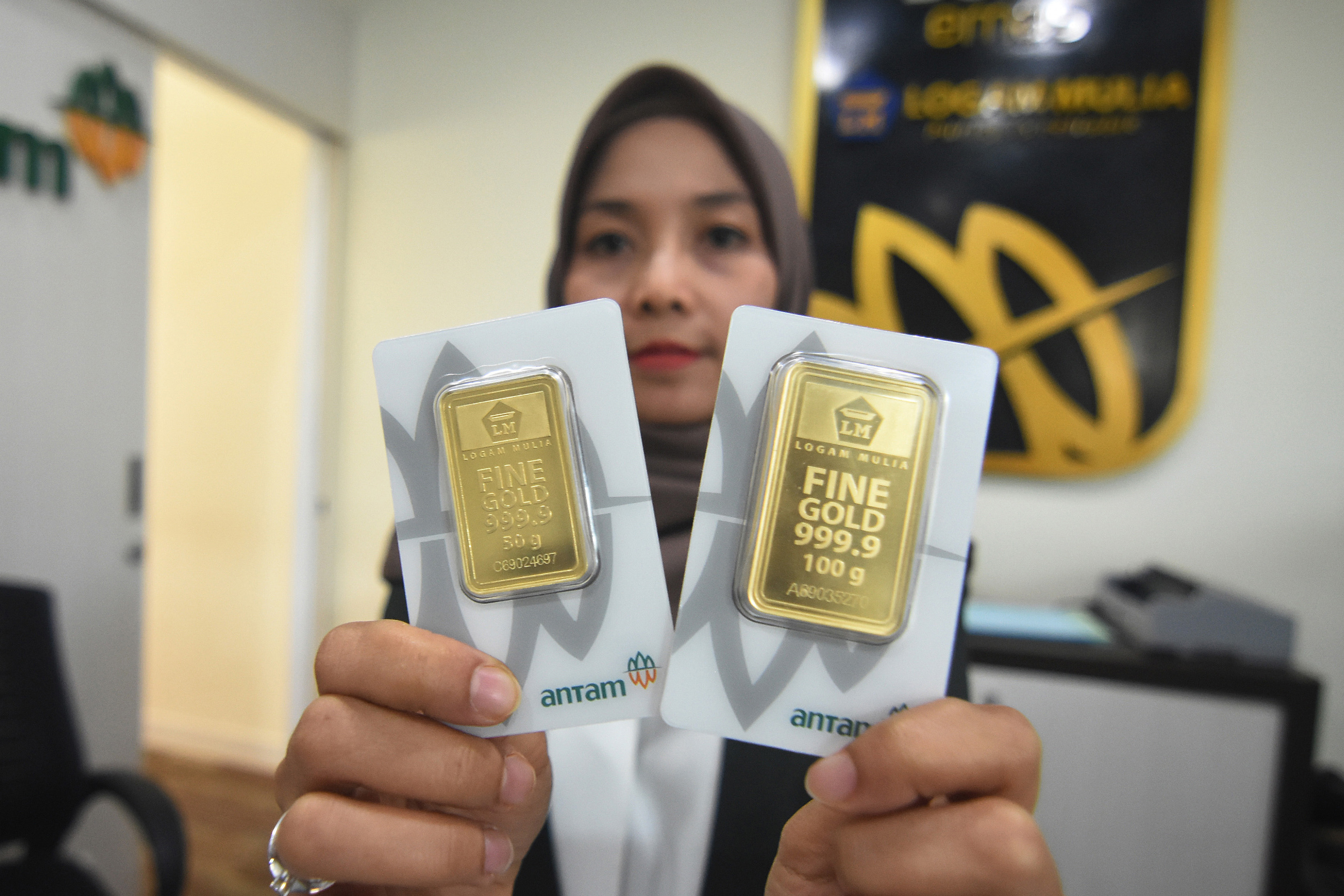Harga Emas Antam Jumat Pagi Rp1.092.000 per Gram