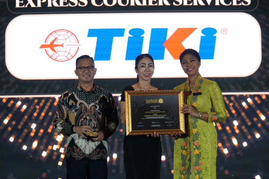 Tiki menyabet penghargaan perusahaan kurir ekspres terfavorit untuk tahun ini versi Superbrands Indonesia. 