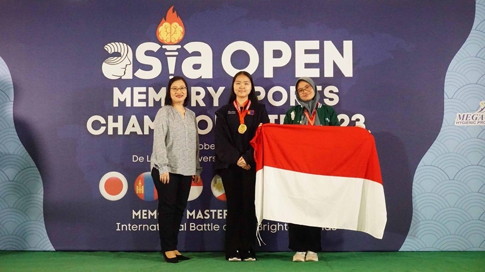 Indonesia berhasil menyabet juara di Asia Open Memory Championship (AOMC) 2023