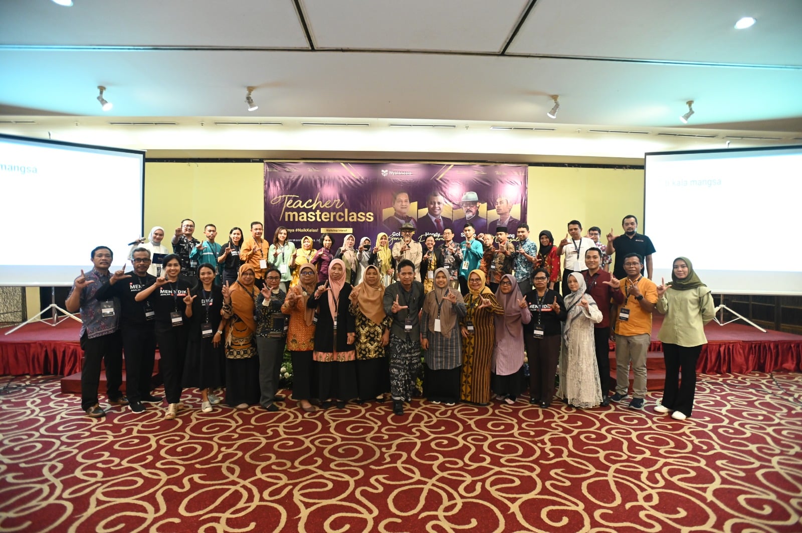 Tingkatkan Kapasitas, Ratusan Pendidik Ikuti Program Teacher Masterclass 