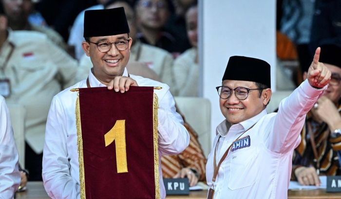 Pasangan Anies Baswedan dan Muhaimin Iskandar