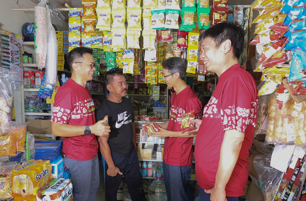 ‘Spreading Day’ Garudafood di Jakarta, Sabtu (11/11).