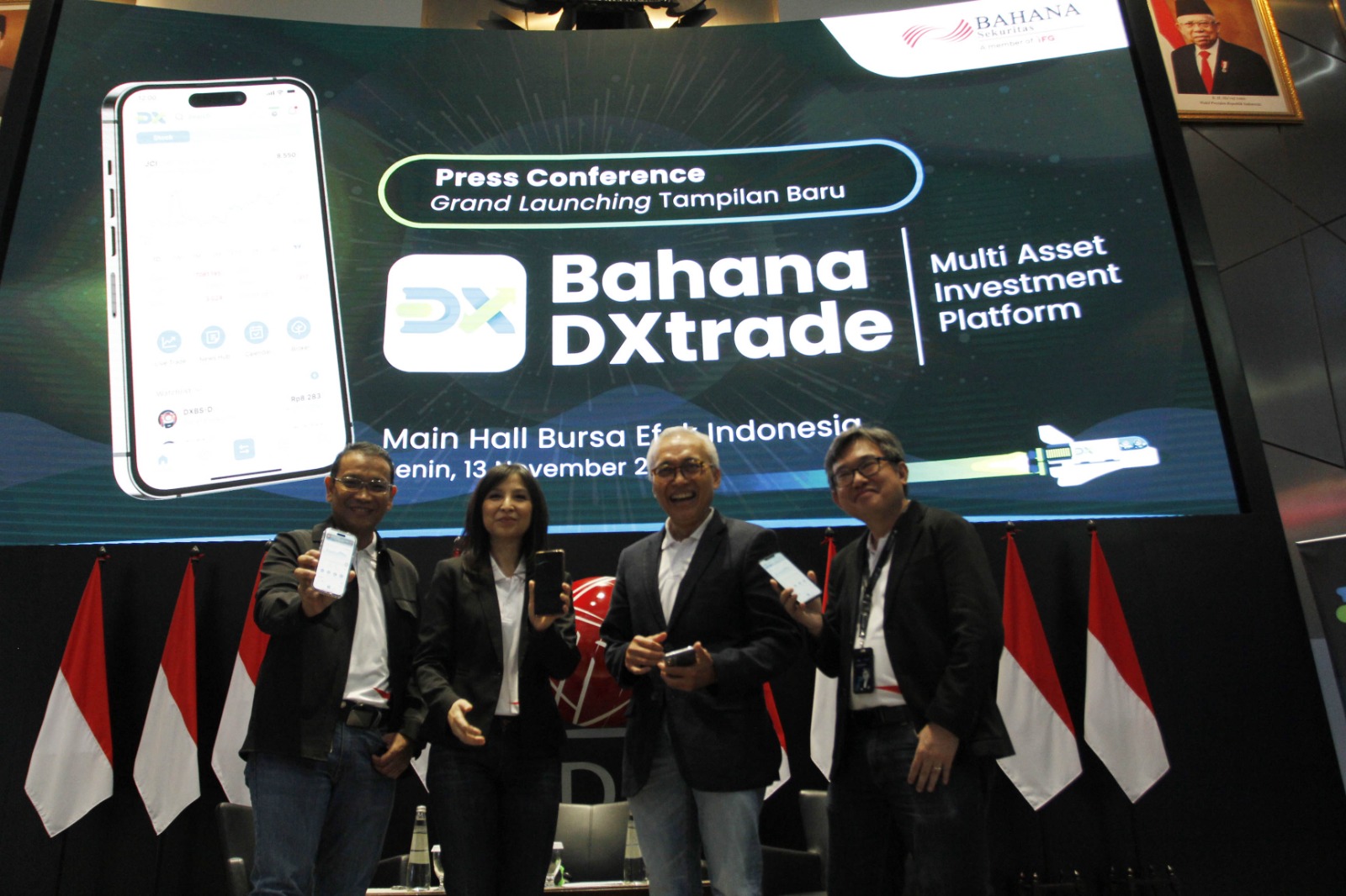 Peluncuran Bahana Xtrade di Jakarta, Senin (13/11)