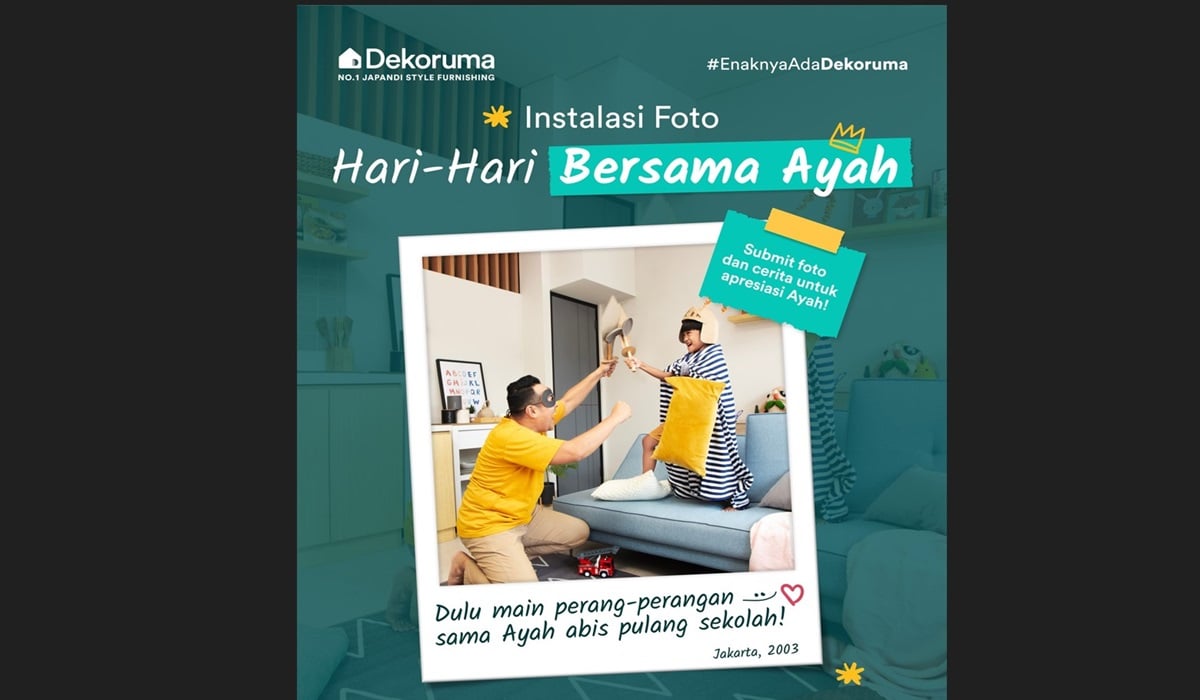 Kegiatan Dekoruma dalam rangka Hari Ayah Nasional, Hari-Hari Bersama Ayah.