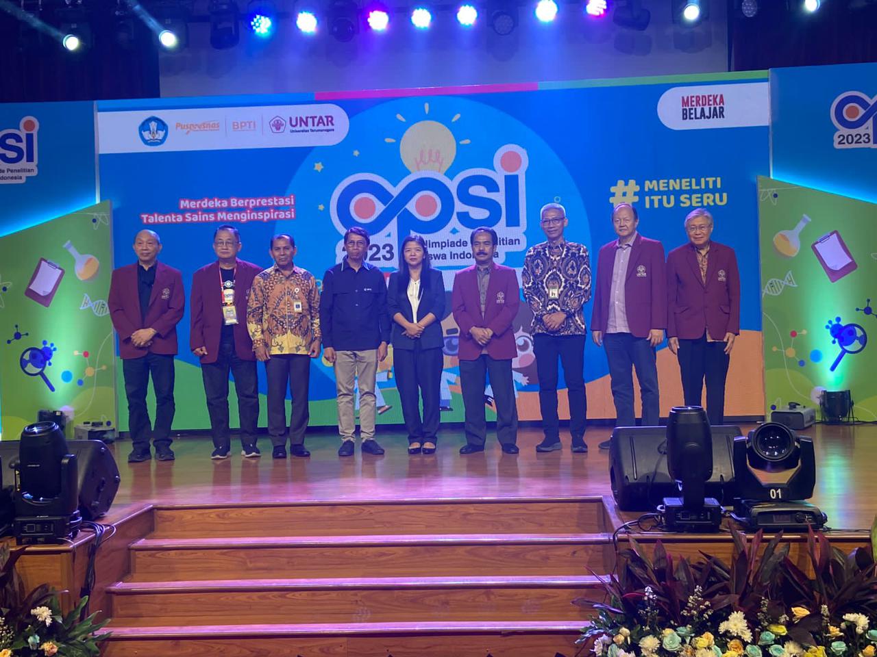 Universitas Tarumanagara menjadi tuan rumah Olimpiade Penelitian Siswa Indonesia (OPSI) 2023.  