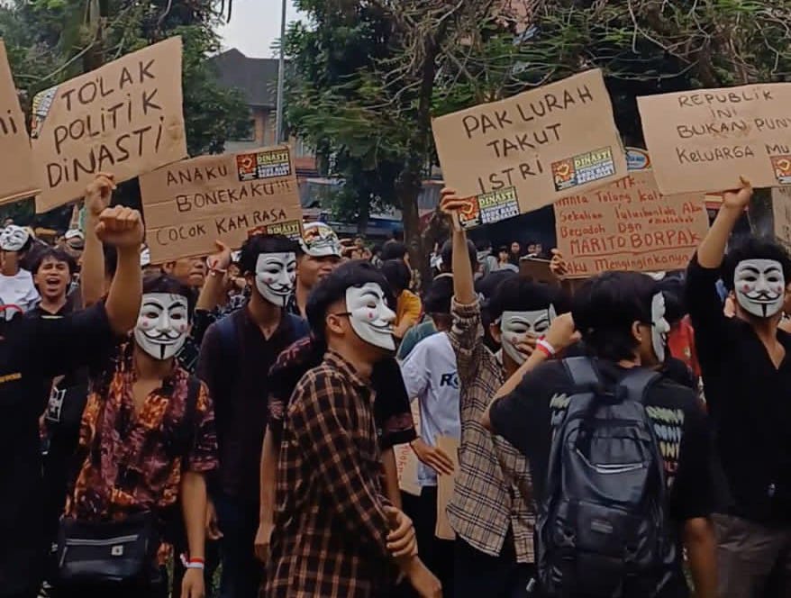 Aksi mimbar demokrasi di Sumatra Utara