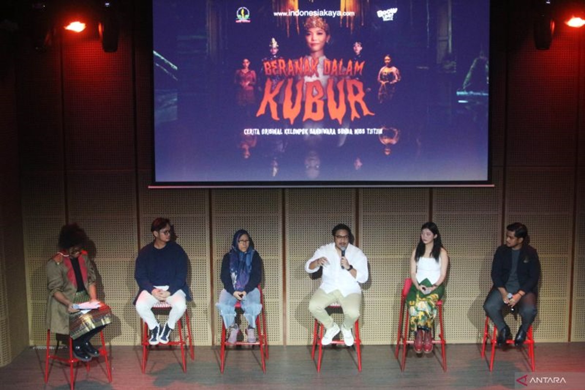 Konferensi pers serial musikal Beranak dalam Kubur