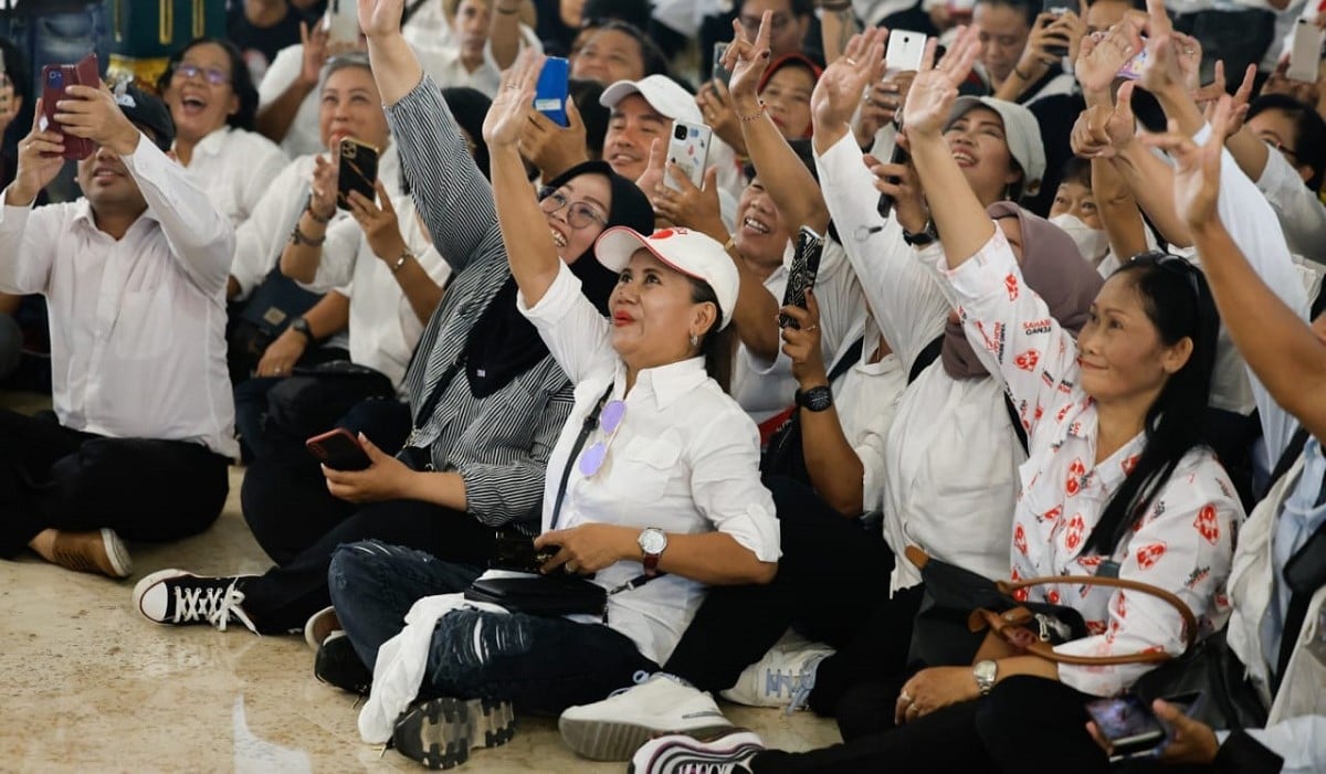 Ganjar Pranowo menghadiri deklarasi dukungan dari Tim Pemenangan Daerah (TPD) Provinsi DIY