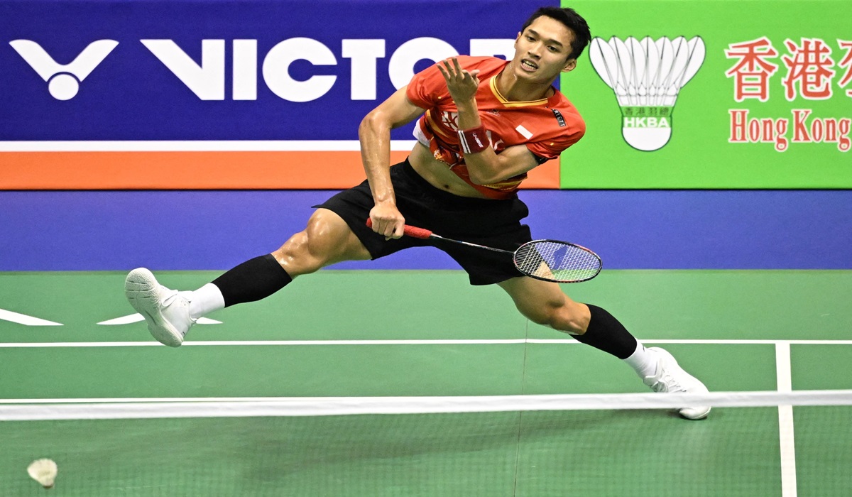 Tunggal putra Indonesia Jonatan Christie
