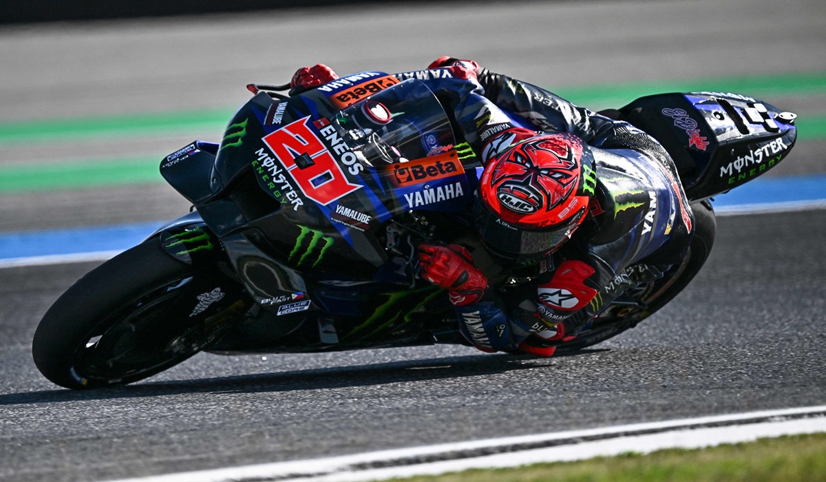 Pembalap Monster Energy Yamaha Fabio Quartararo
