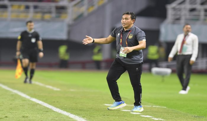 Pelatih timnas Indonesia U-17 Bima Sakti