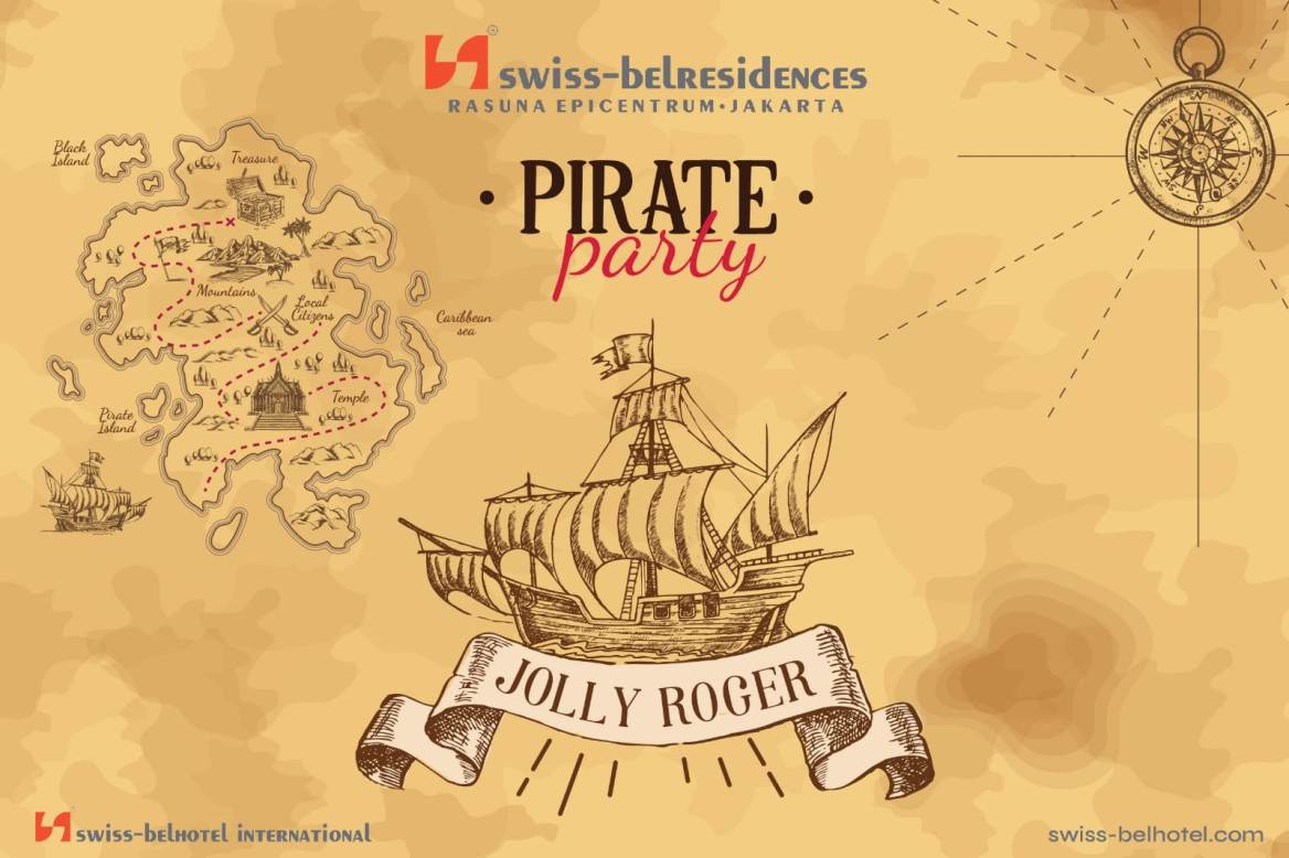 Swiss-Belresidences Rasuna Epicentrum kembali memberikan persembahan acara pergantian tahun bertajuk “Pirate Party”.