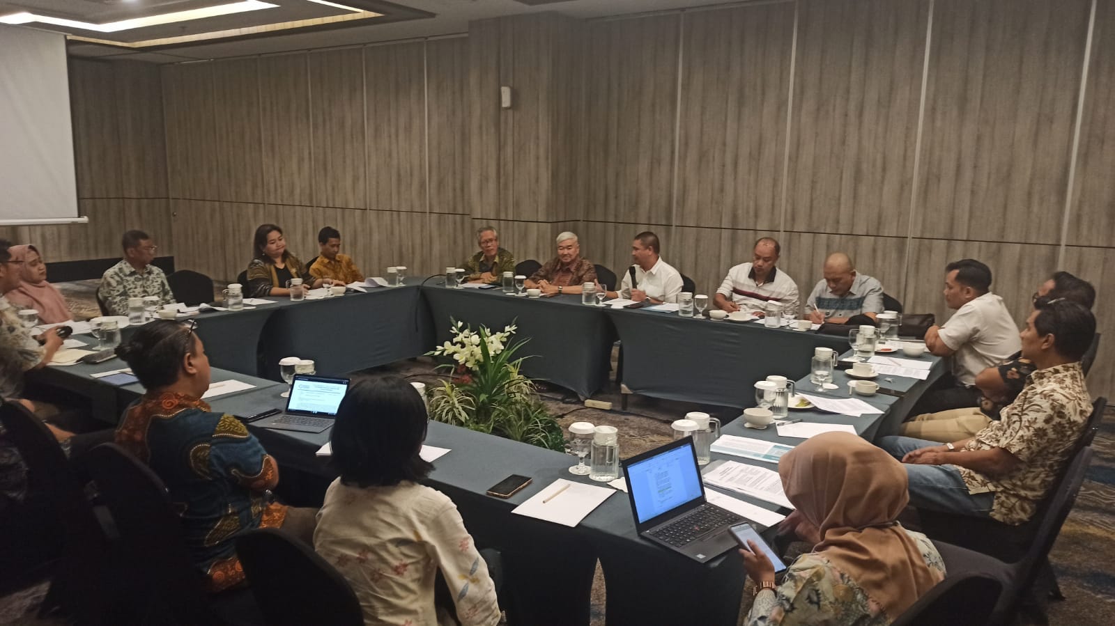  Acara audiensi HIMKI dengan Kepala Badan Pengembangan Sumber Daya Manusia Industri (BPSDMI), Kemenperin, Masrokhan.