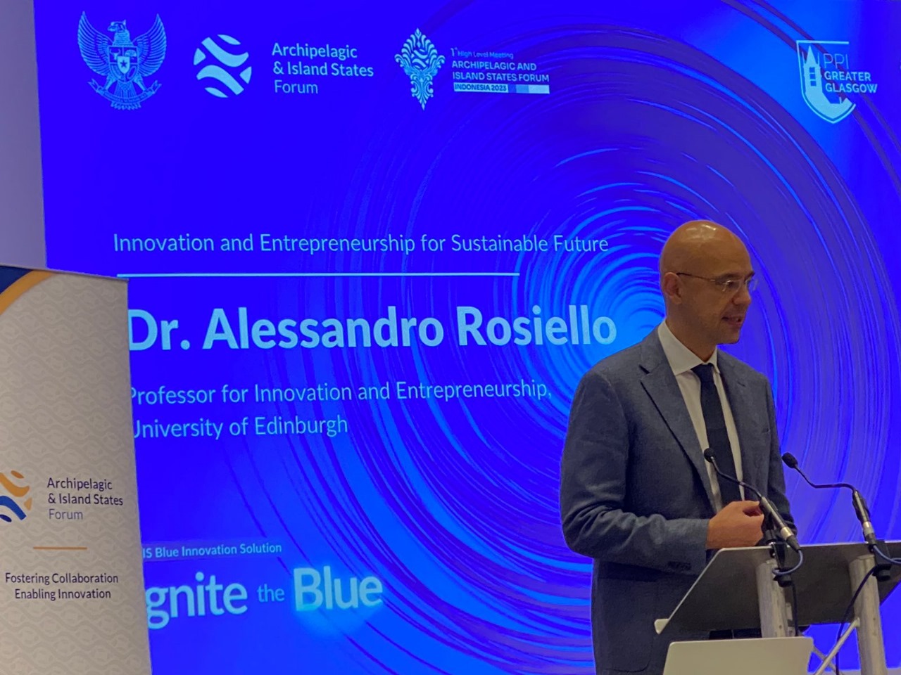 Dr. Alessandro Rosiello, Direktur Futures Institute Edinburgh.