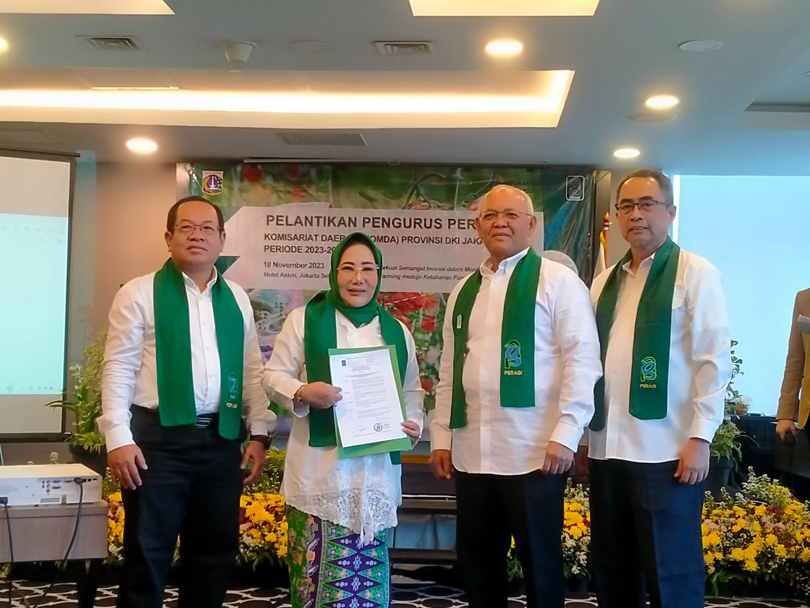 Perhimpunan Agronomi Indonesia (Peragi) hari ini melantik Komisariat Daerah (Komda) DKI Jakarta masa bakti 2023-2027