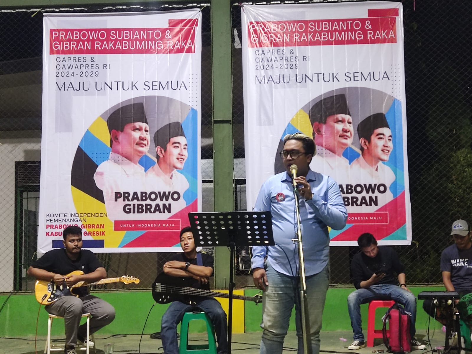 Peluncuran jingle resmi KIP Prabowo-Gibran Gresik