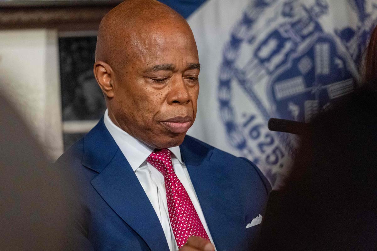 Wali kota New York Eric Adams.