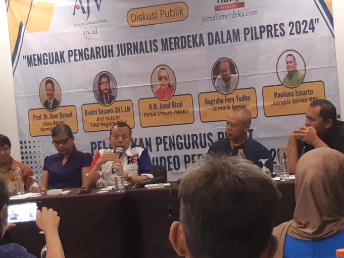 Jurnalis Merdeka Dipandang Penting Kawal Pilpres 2024