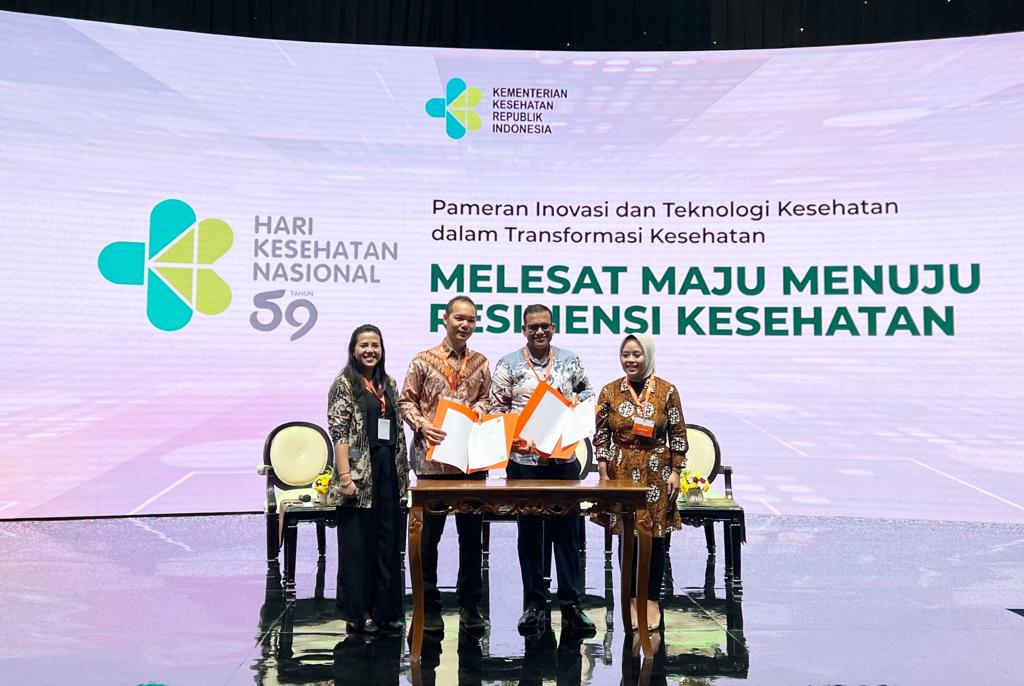Acara penandatanganan kerja sama antara Good Doctor dan GSK dalam memperluas pelayanan vaksinasi influenza dan vaksinasi lainnya.