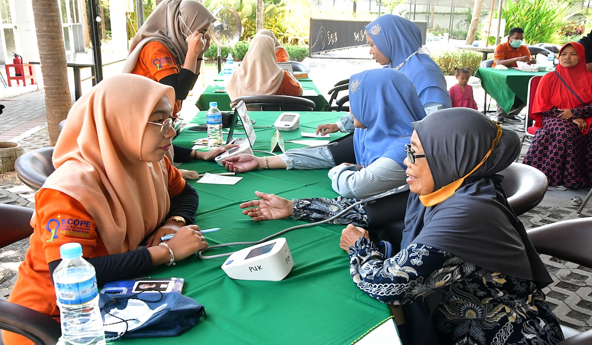 Salah satu program kesehatan yang dijalankan Petrokimia Gresik