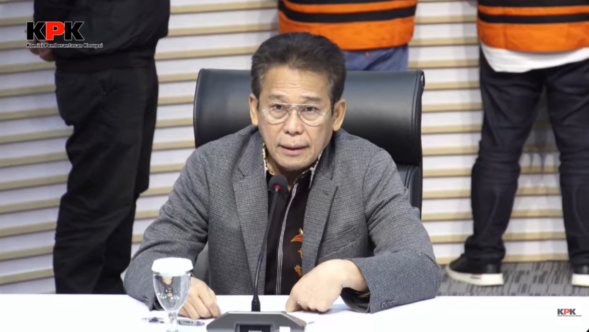 Johanis mengatakan secara hukum administrasi sah sudah pemberhentian sementara Firli Bahuri.