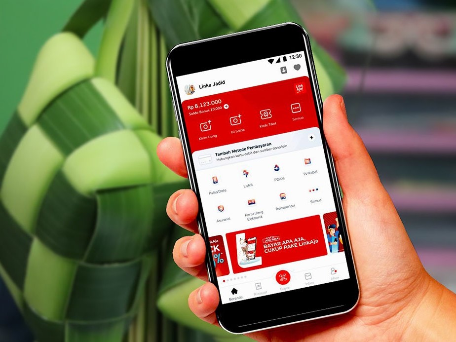 Aplikasi LinkAja.