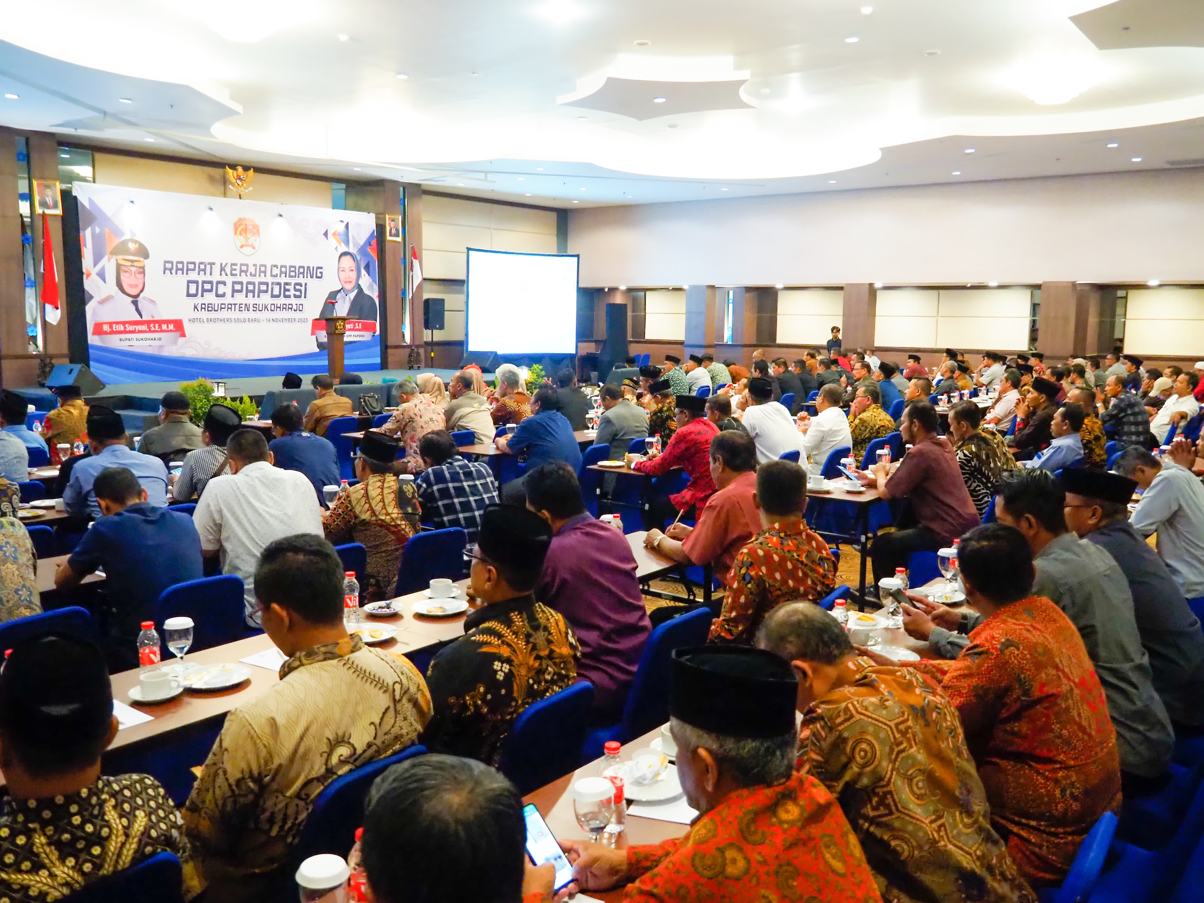 DPC PAPDESI Sukoharjo menggelar rapat kerja cabang