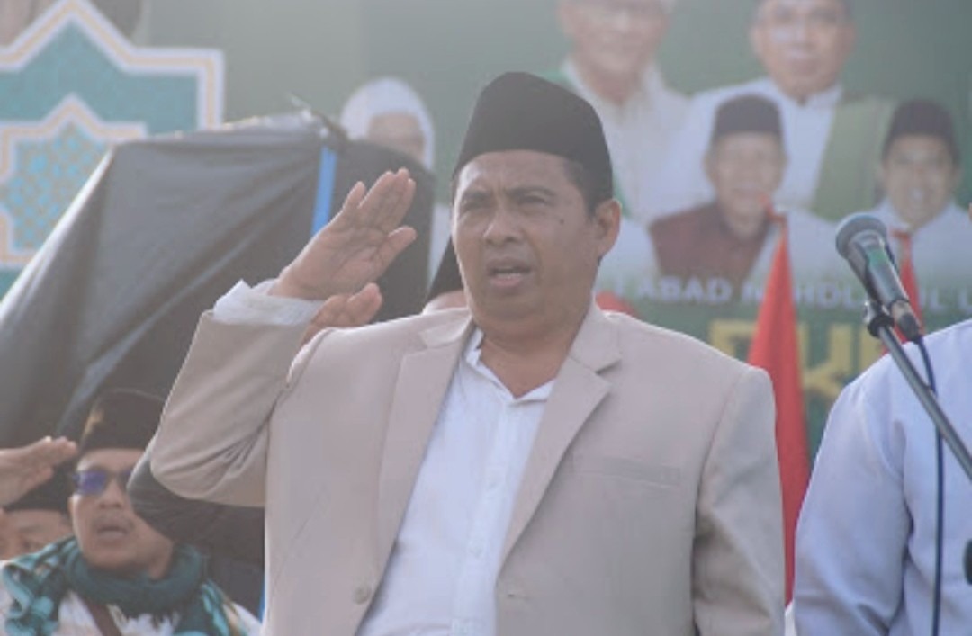 Ketua Pengurus Cabang Nahdlatul Ulama Gresik Drs KH Mulyadi MM