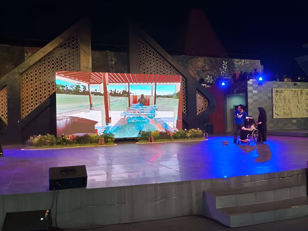 Acara Grand Launching Laku Wirasa di Amphitheater Taman Budaya Kulon Progo, Yogyakarta, baru-baru ini.