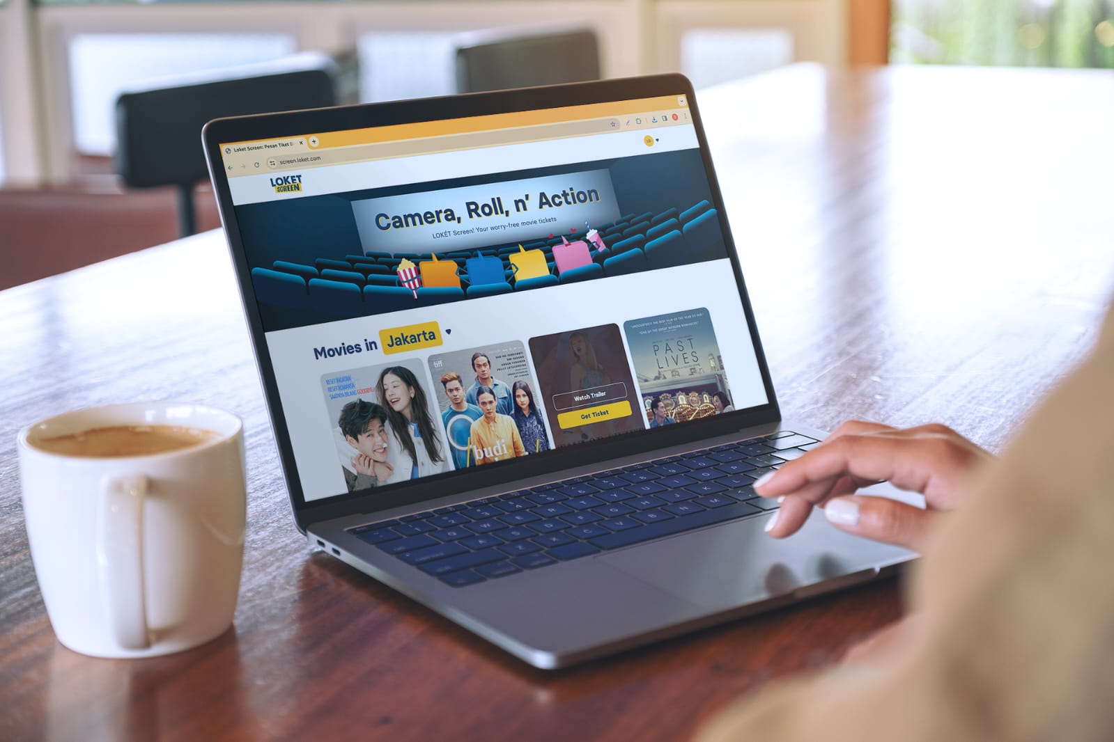 LOKET Screen hadir sebagai platform pembelian tiket bioskop.