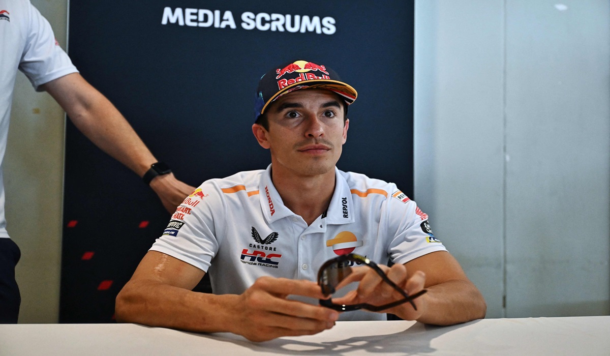 Pembalap Honda Marc Marquez, yang musim depan akan membalap bersama Gresini Racing