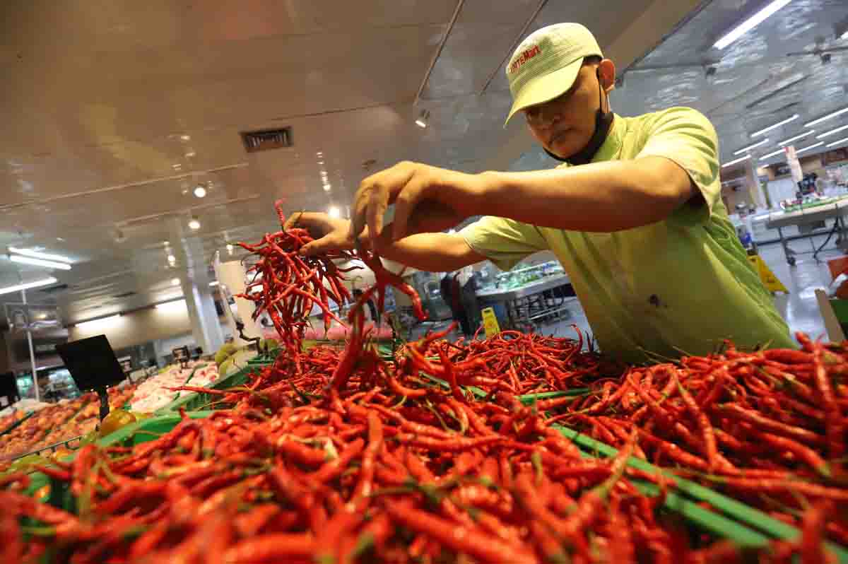 Angka Inflasi di Jakarta sebesar 2,93% di bawah angka inflasi nasional sebesar 3,27%.