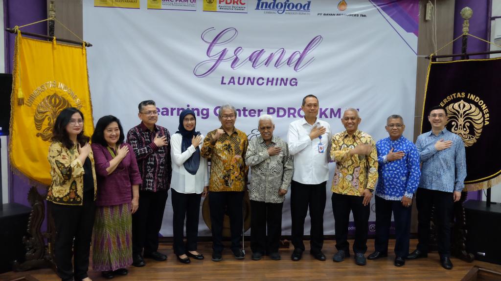 Acara peluncurkan Platform Learning Center yang diprakasai oleh Indofood dan FKUI di Jakarta, Kamis (23/11).