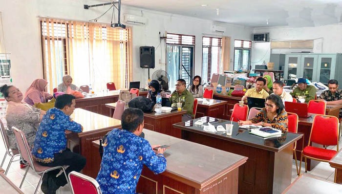 Kegiatan koordinasi berlangsung di Kantor Dinas Pertanian Pemkab Deli Serdang, Sumut.