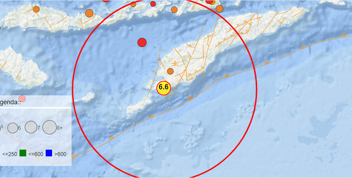 Gempa Magnitudo 6,6 Guncang Kupang, Rumah Warga Nyaris Tertimpa Batu Besar
