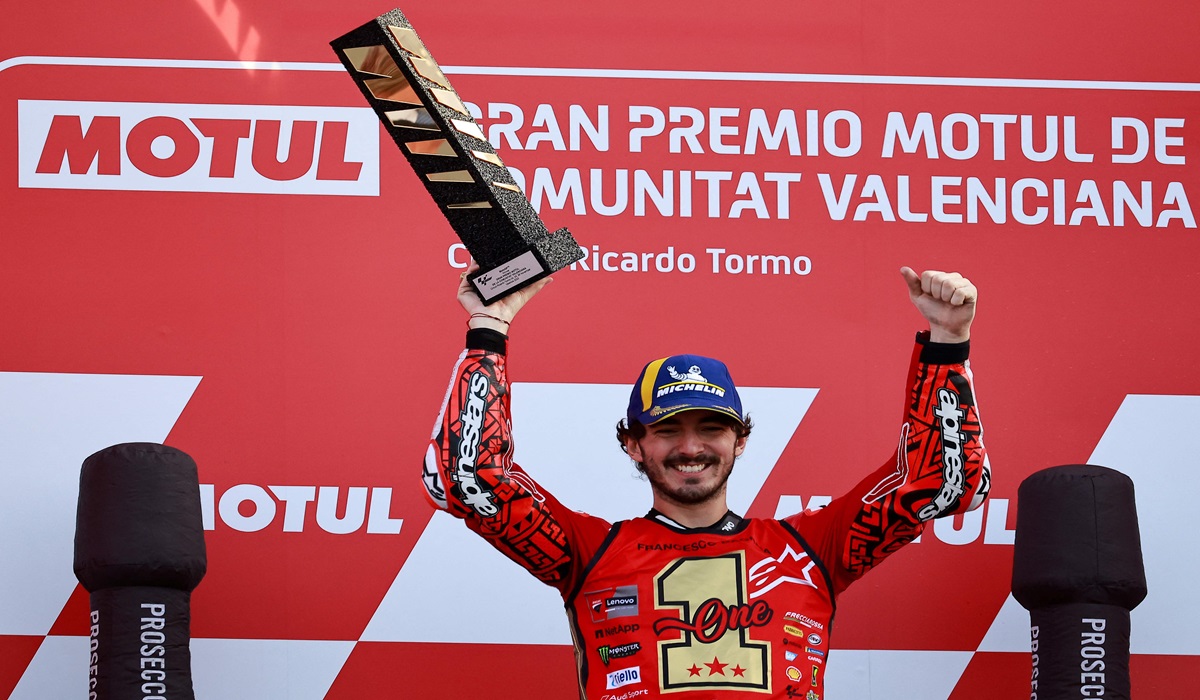 Pembalap Ducati Francesco Bagnaia