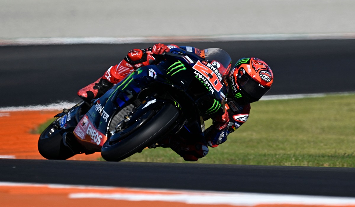 Pembalap Monster Energy Yamaha Fabio Quartararo