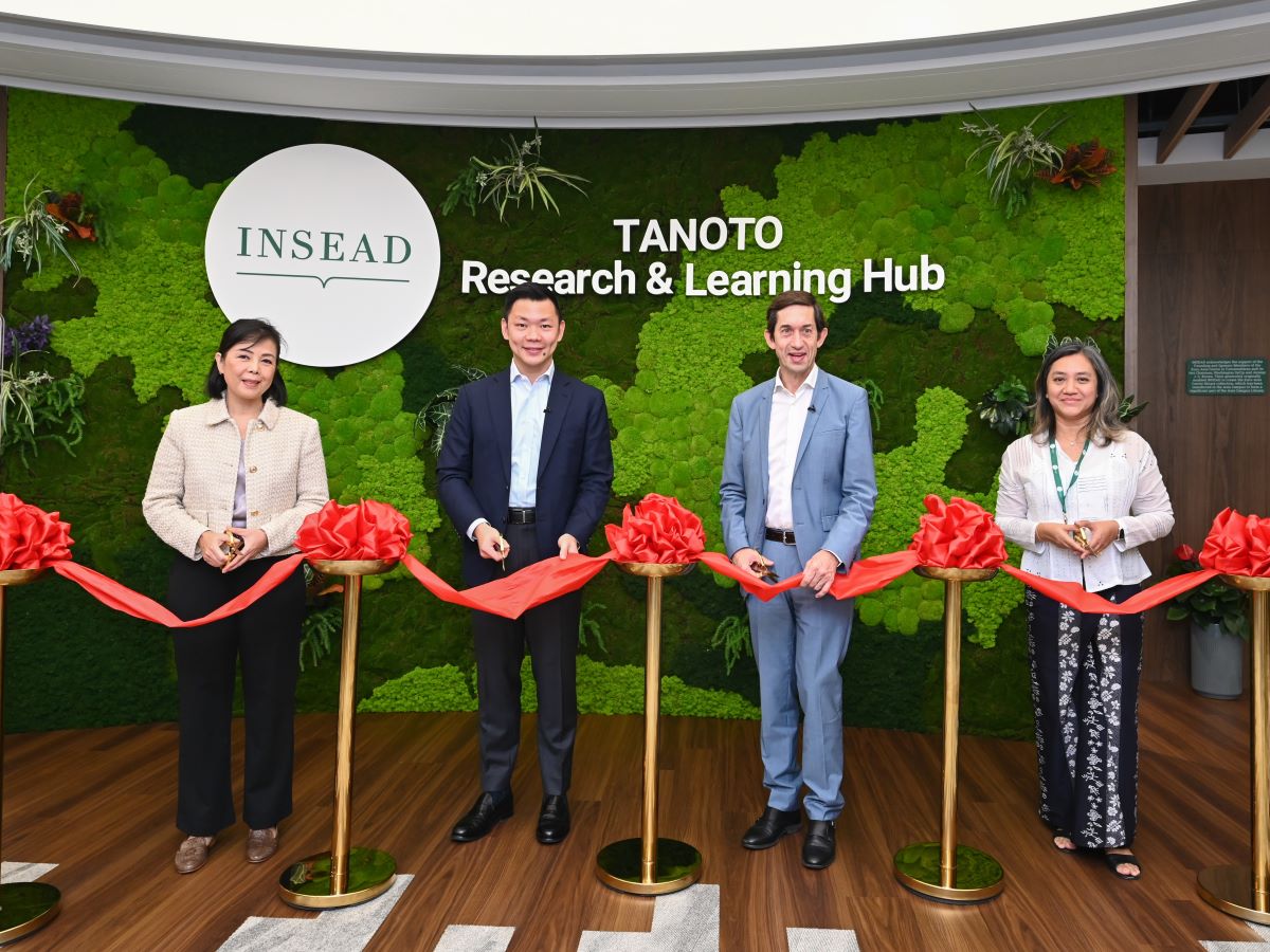 Peresmian Tanoto Research and Leraning Hub di INSEAD Singapura