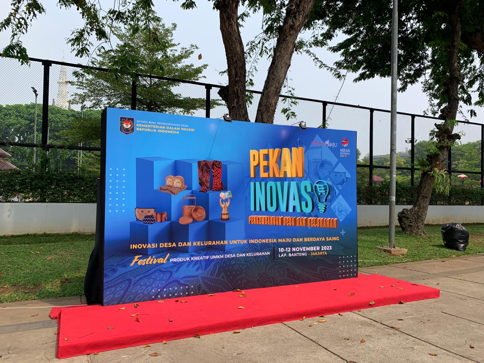 Ditjen Bina Pemdes, Kemendagri, menyelenggarakan Pindeskel tahun 2023 di di Lapangan Banteng, Jakarta Pusat.