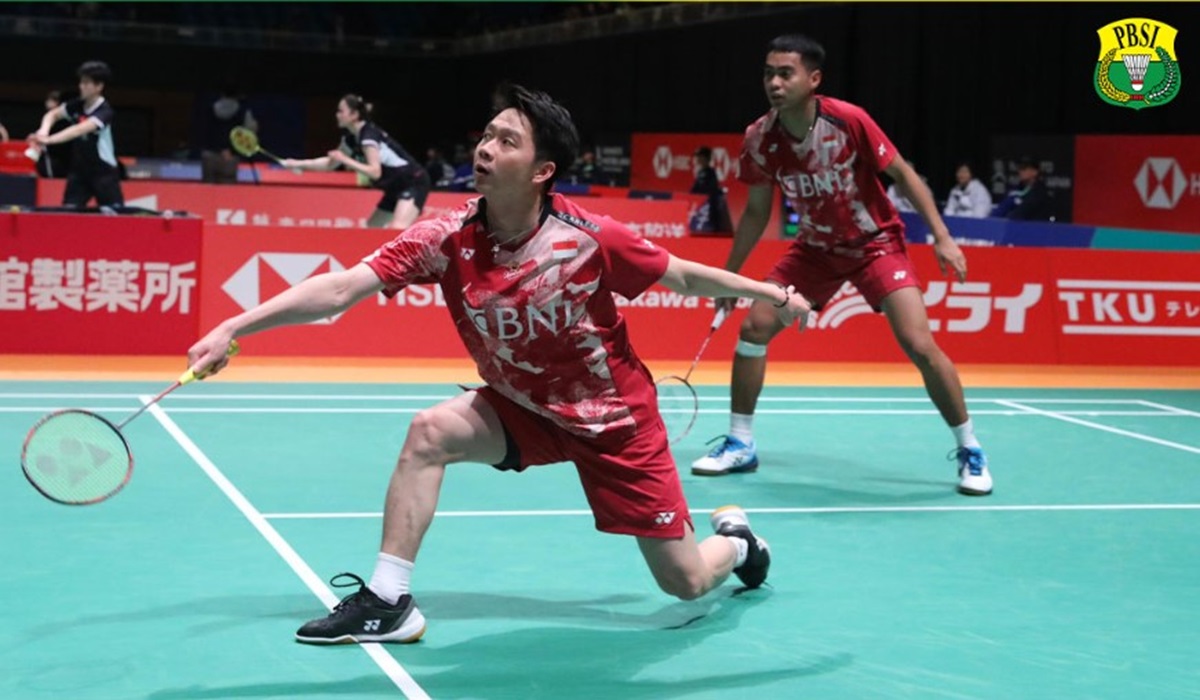 Ganda putra Kevin Sanjaya Sukamuljo/Rahmat Hidayat